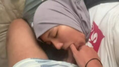 HIJAB Ngokop Kontol Dari Bawah